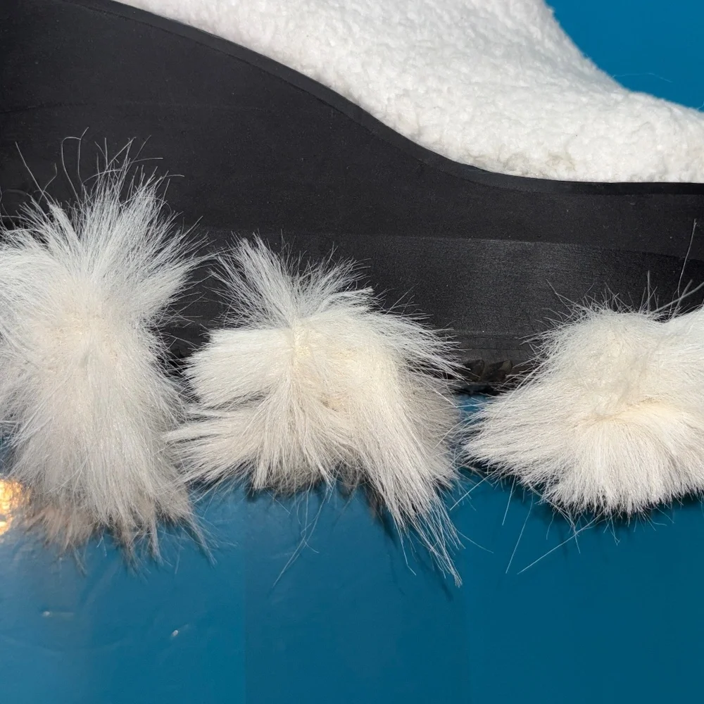 Free People Apres All Day Beaded Faux Fur Yeti Boots - Picture 3 of 7